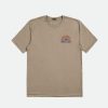 Brixton Tailliertes Fairview S/S-T-Shirt Haferflocken T-Shirts