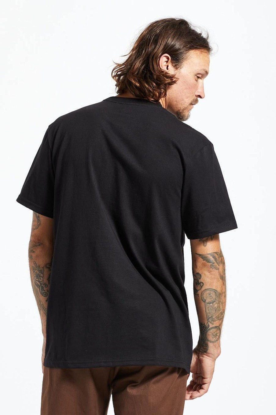 Brixton Builders S/S Standard-T-Shirt Schwarz T-Shirts