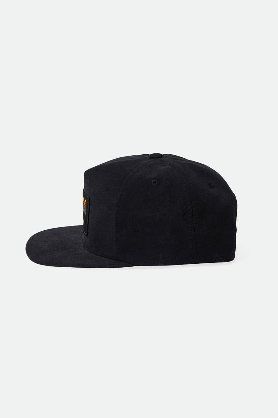 Brixton Nachbar Mp Snapback Black Sol Wash Snapbacks