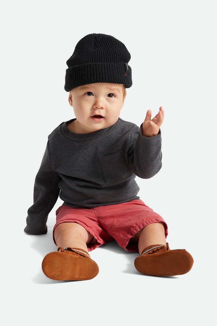 Brixton Baby Heist Beanie Schwarz Mutzen