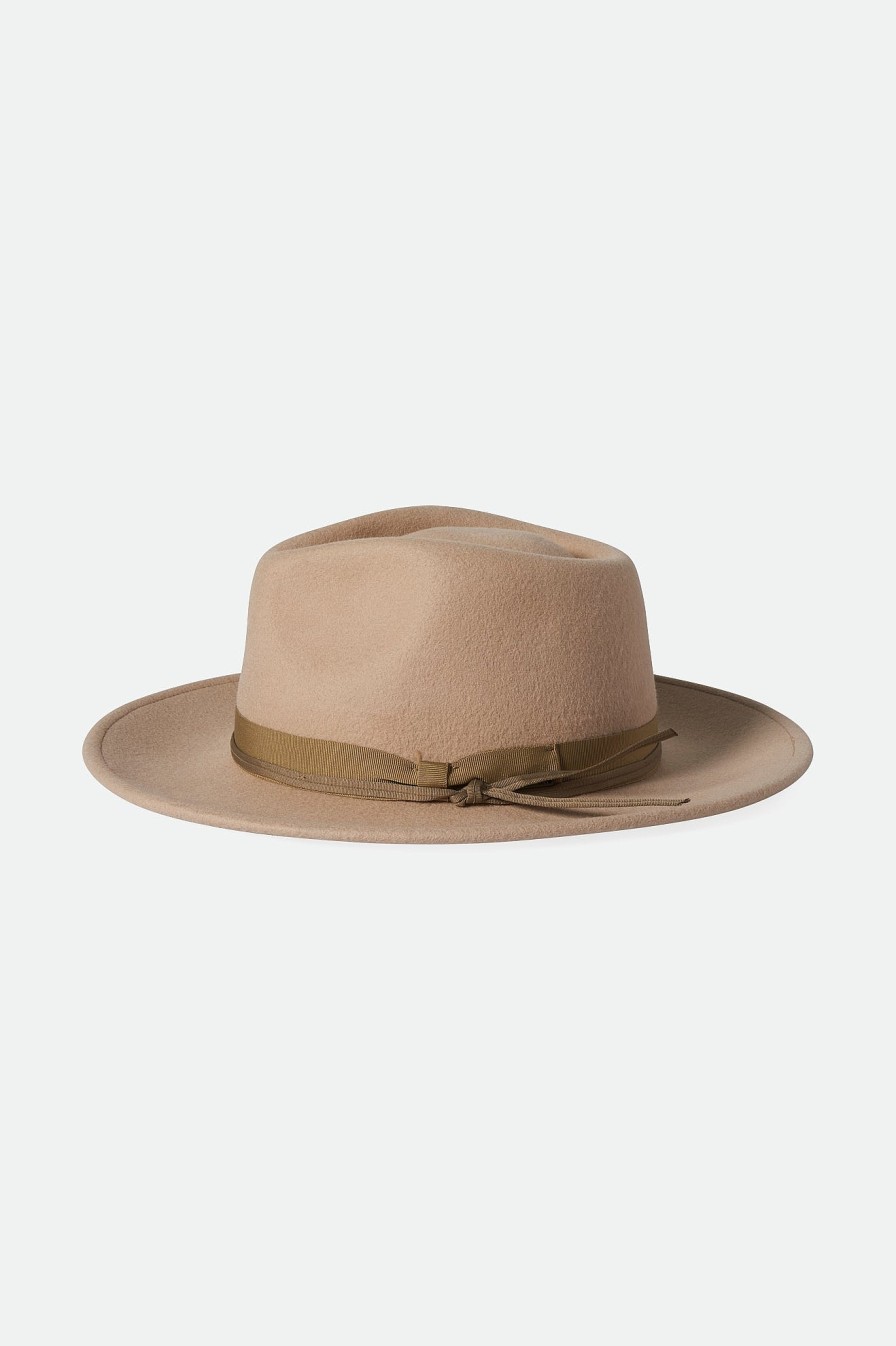 Brixton Dayton Convertabrim Rancher Hut Hafermilch/Khaki Volle Krempe Und Fedoras