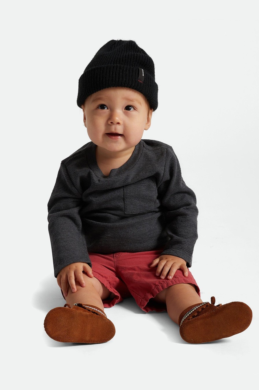 Brixton Baby Heist Beanie Schwarz Mutzen