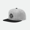 Brixton Oath Iii Snapback Helles Heidegrau/Schwarz Snapbacks