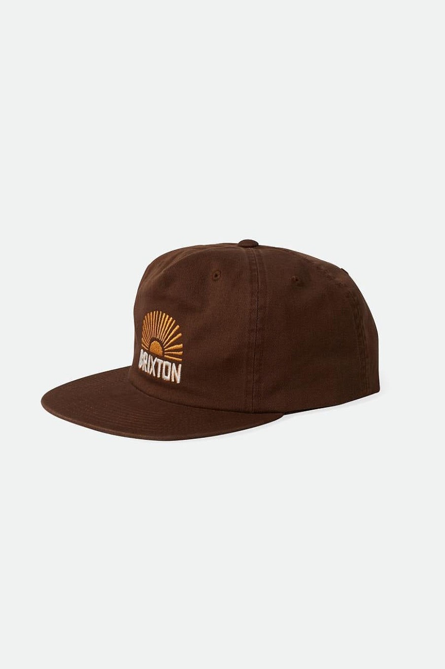 Brixton Sol Hp Snapback Braune Solwasche Snapbacks