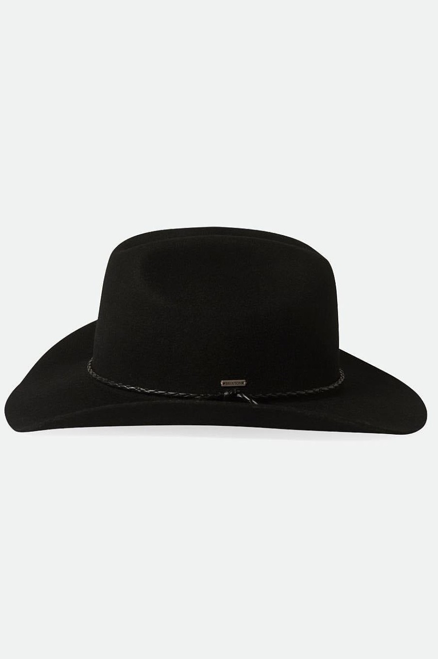 Brixton Range Cowboyhut Schwarz Volle Krempe Und Fedoras