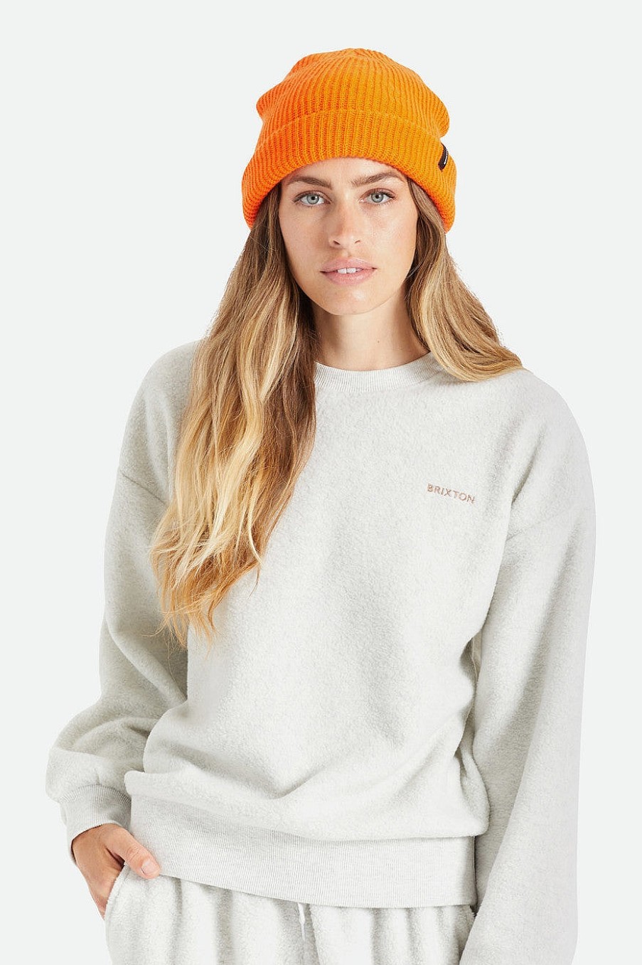 Brixton Heist Beanie Athletisches Orange Mutzen