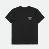 Brixton Hubal S/S Masgeschneidertes T-Shirt Schwarz T-Shirts