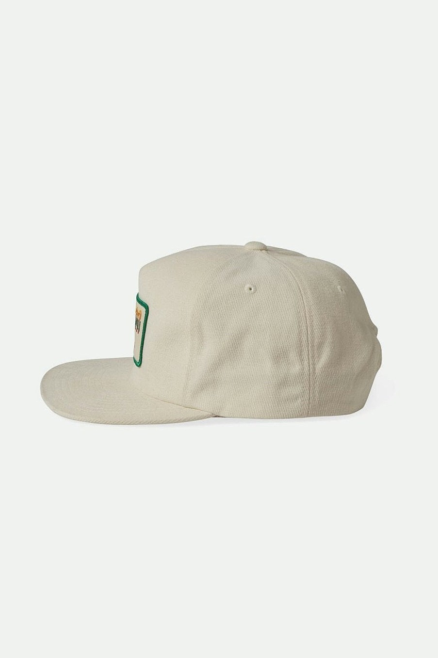 Brixton Nachbar Mp Snapback Off White Sol Wash Snapbacks