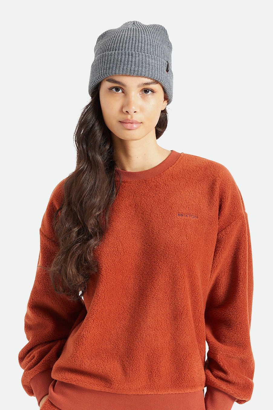 Brixton Heist Beanie Heather Grey Mutzen