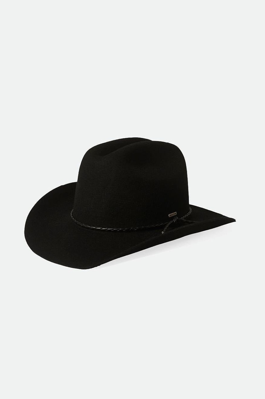 Brixton Range Cowboyhut Schwarz Volle Krempe Und Fedoras