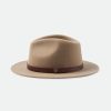 Brixton Messer Fedora Sand Volle Krempe Und Fedoras