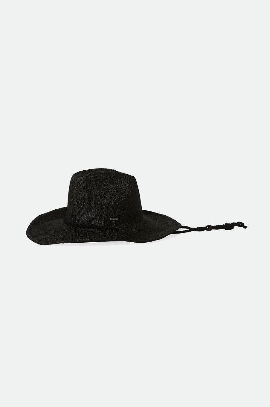 Brixton Austin Strohcowboy Schwarz Volle Krempe Und Fedoras