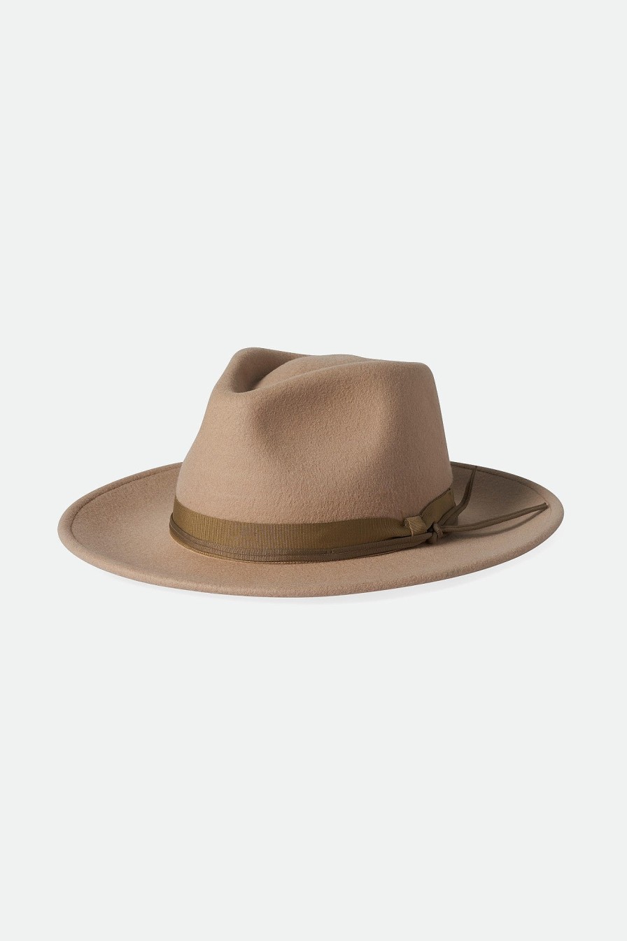 Brixton Dayton Convertabrim Rancher Hut Hafermilch/Khaki Cowboyhute