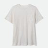 Brixton Basic Slub S/S Pocket Tee Cremefarben T-Shirts