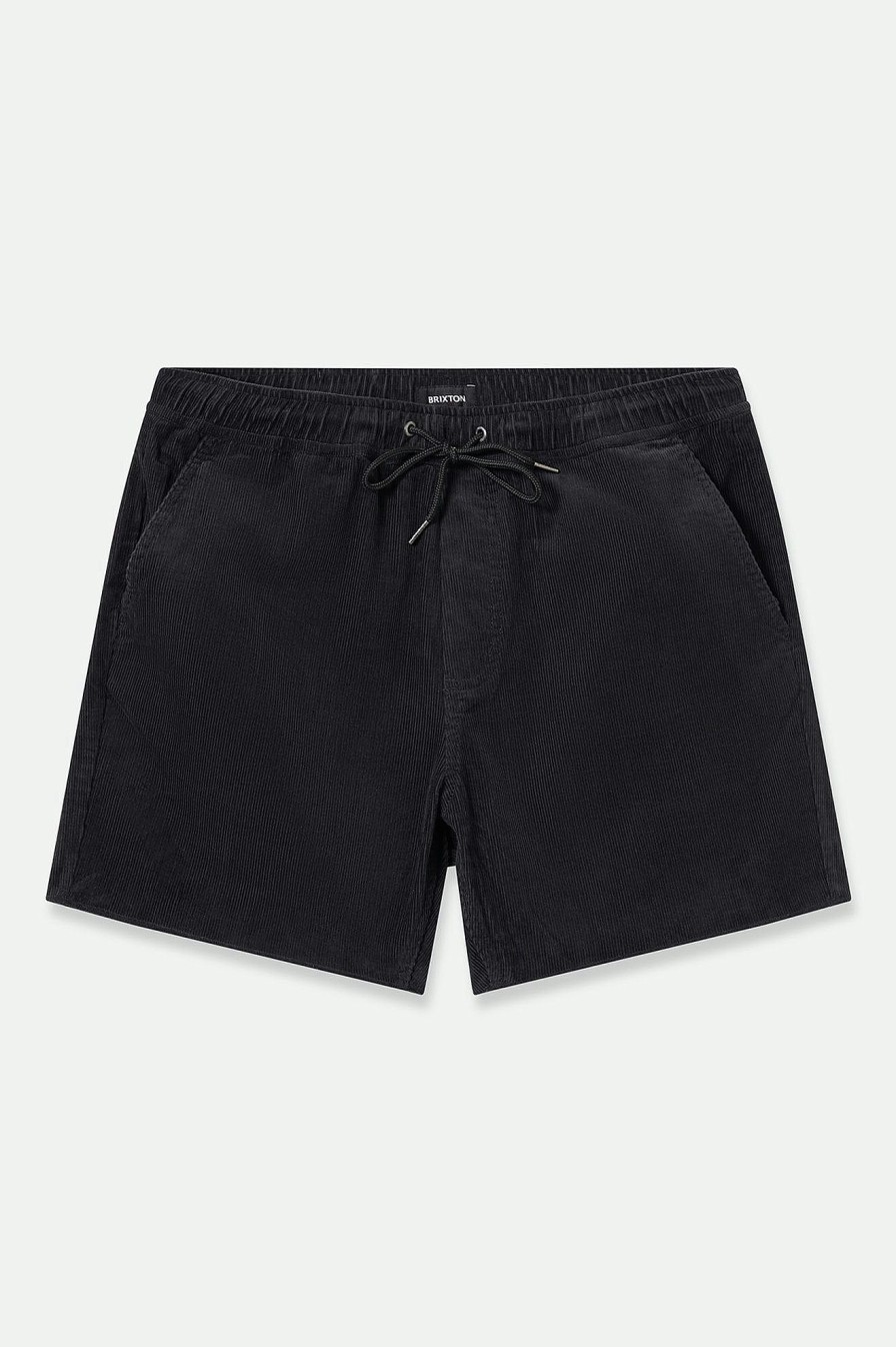 Brixton Madrid Ii Cord-Shorts, 12,7 Cm Schwarze Kordel Shorts Und Badehosen