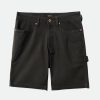 Brixton Builders Carpenter Stretch-Shorts Schwarz Gewaschen Shorts Und Badehosen