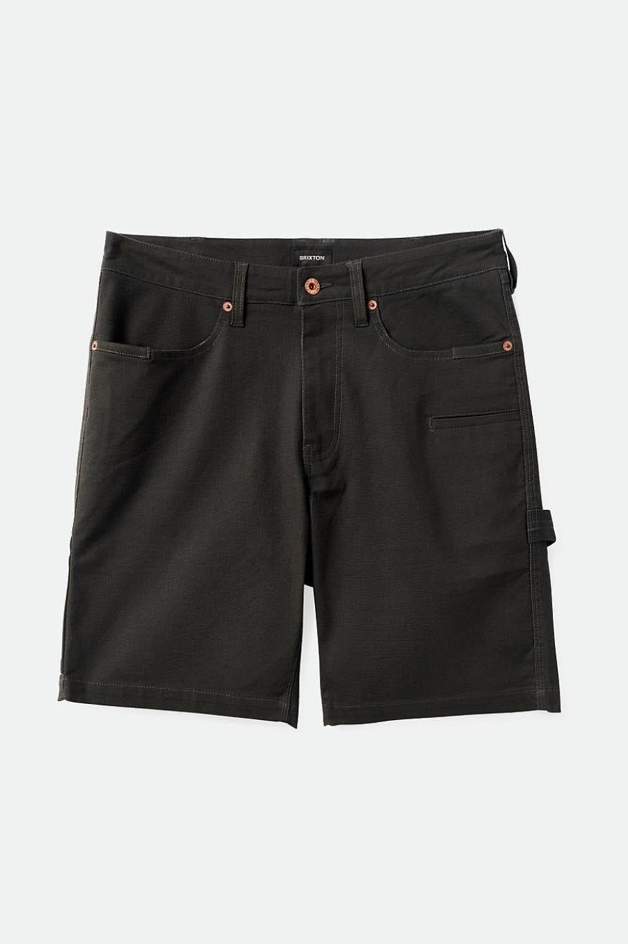 Brixton Builders Carpenter Stretch-Shorts Schwarz Gewaschen Shorts Und Badehosen