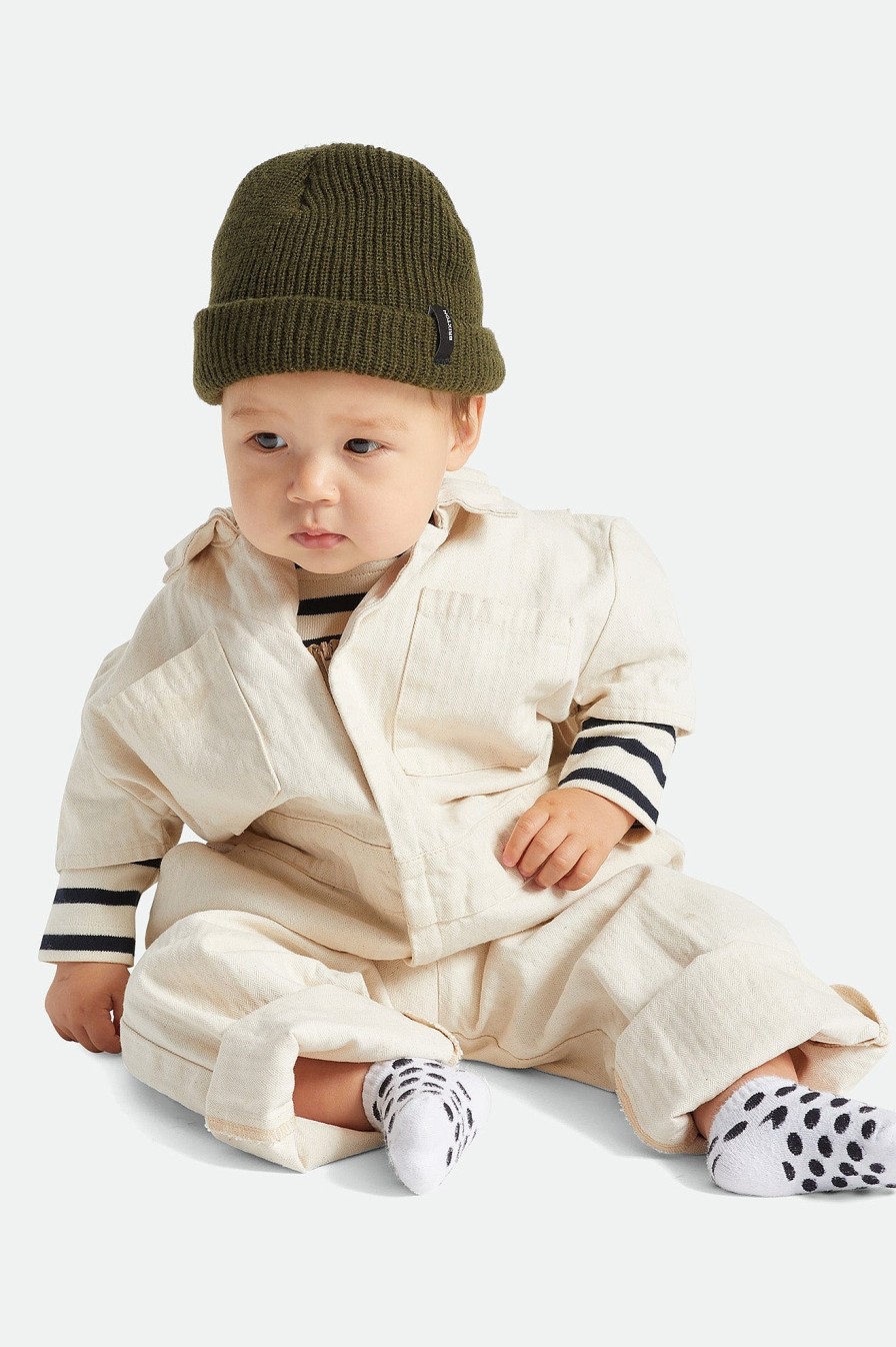 Brixton Baby Heist Beanie Militaroliv Mutzen