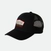 Brixton Regal Netplus Trucker-Mutze Schwarz Schwarz Snapbacks