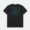 Brixton Del Sol S/S Masgeschneidertes T-Shirt Schwarz T-Shirts