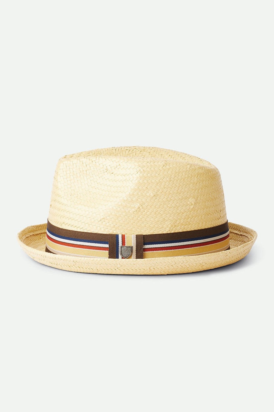 Brixton Castor-Fedora Braunen Strohhute