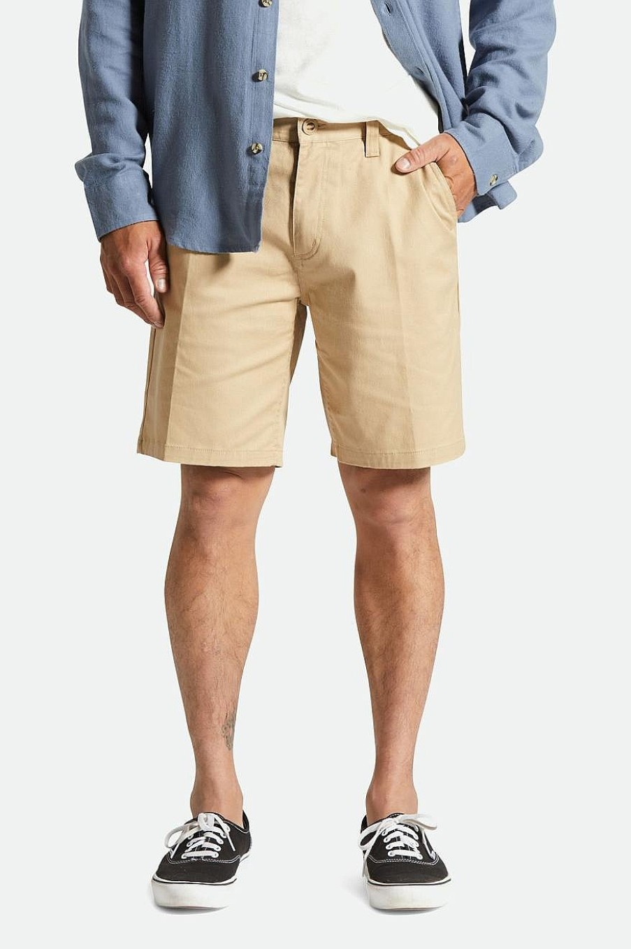 Brixton Choice Chino-Shorts 9" Sand Shorts Und Badehosen