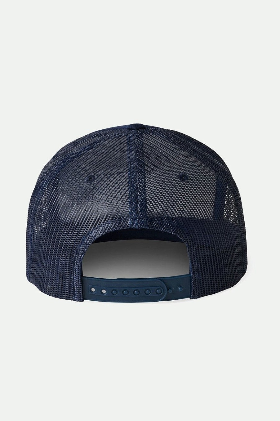 Brixton Bass Brains Boat Mp Trucker-Mutze Gewaschenes Marineblau Snapbacks