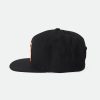 Brixton Homer Mp Snapback Schwarz Snapbacks