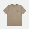 Brixton Tailliertes Harvester S/S-T-Shirt Haferflocken T-Shirts