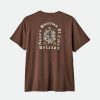 Brixton Gorge S/S Standard-T-Shirt Sepia-Worn-Waschung T-Shirts