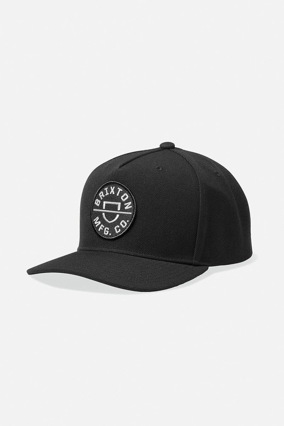 Brixton Crest Netplus Snapback Schwarz Snapbacks