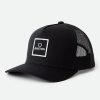 Brixton Alpha Block Netplus Mp Trucker-Mutze Schwarz Snapbacks