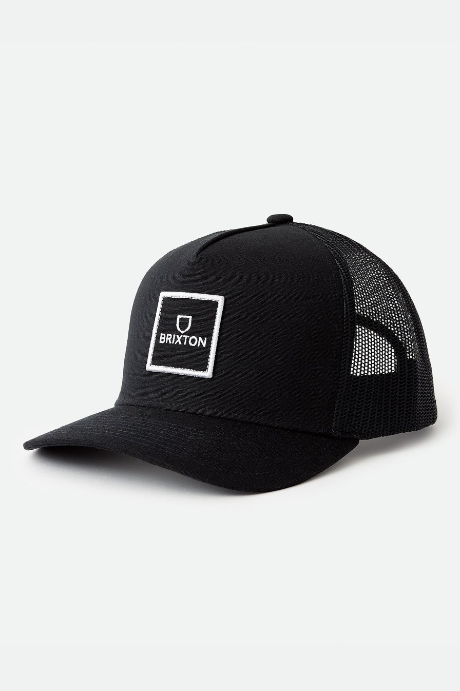 Brixton Alpha Block Netplus Mp Trucker-Mutze Schwarz Snapbacks