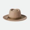 Brixton Dayton Convertabrim Rancher Hut Hafermilch/Khaki Volle Krempe Und Fedoras