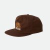 Brixton Sol Hp Snapback Braune Solwasche Snapbacks