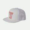 Brixton Estupendo Hp Trucker-Mutze Weis Snapbacks