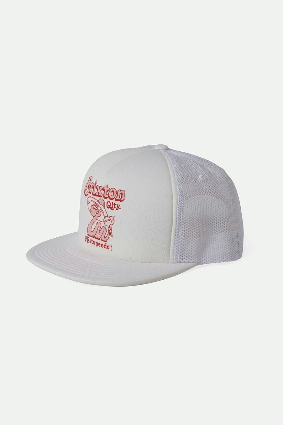 Brixton Estupendo Hp Trucker-Mutze Weis Snapbacks