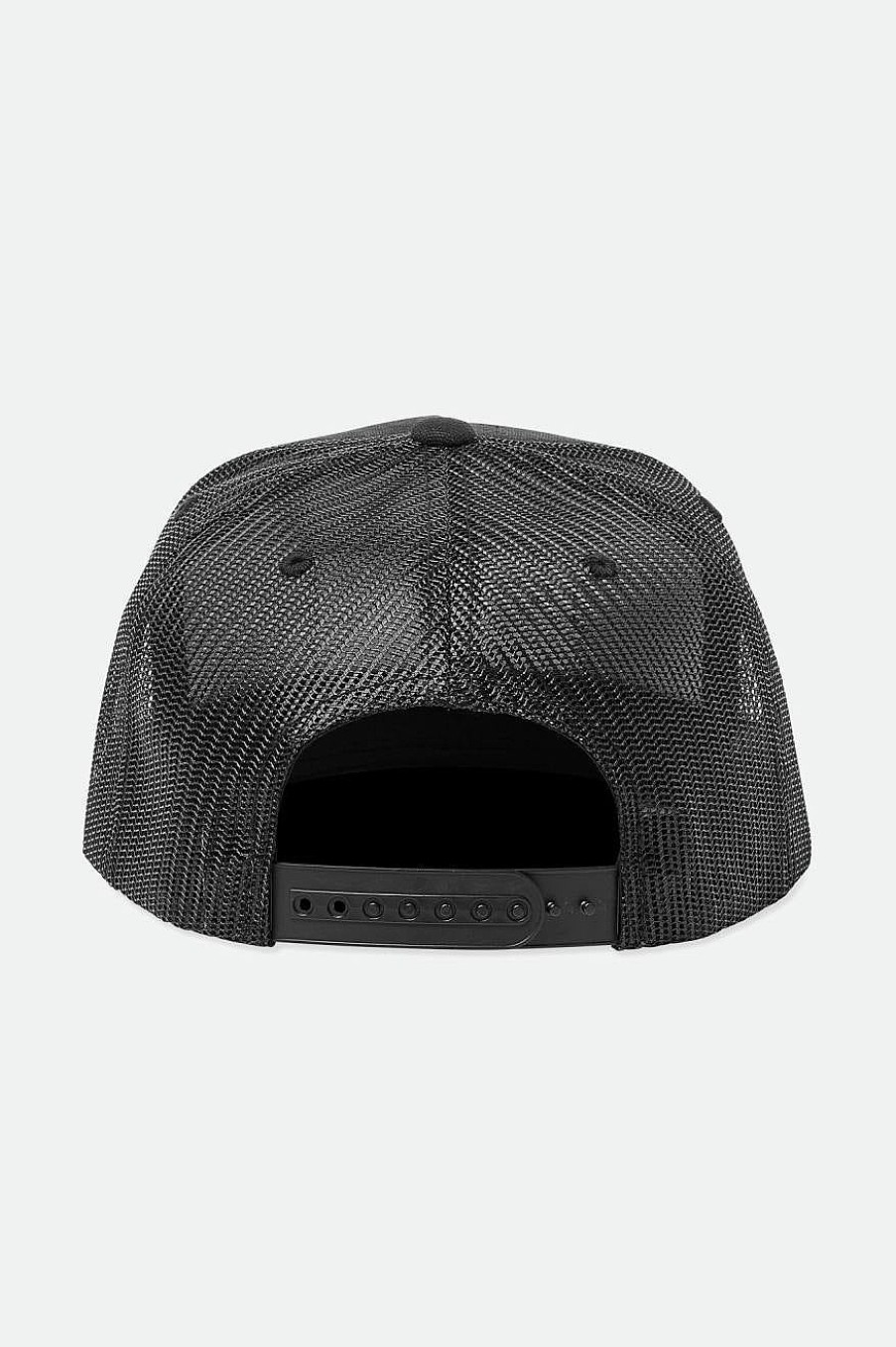 Brixton Palmer Proper Mp Trucker-Mutze Schwarz Schwarz Snapbacks