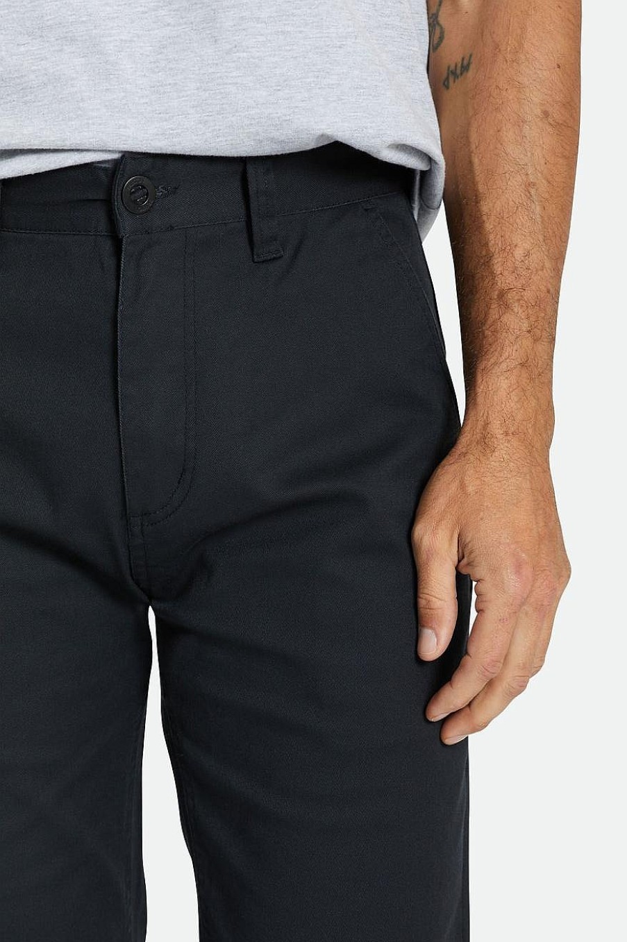 Brixton Choice Chino Slim Hose Schwarz Hosen Und Chinos